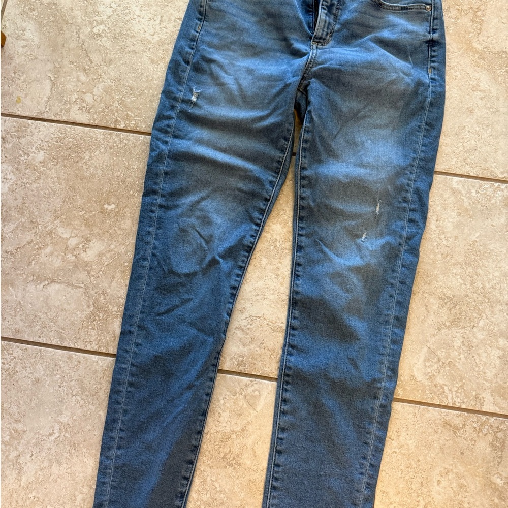 LOFT Women's Skinny Jeans in Medium Blue Wash
